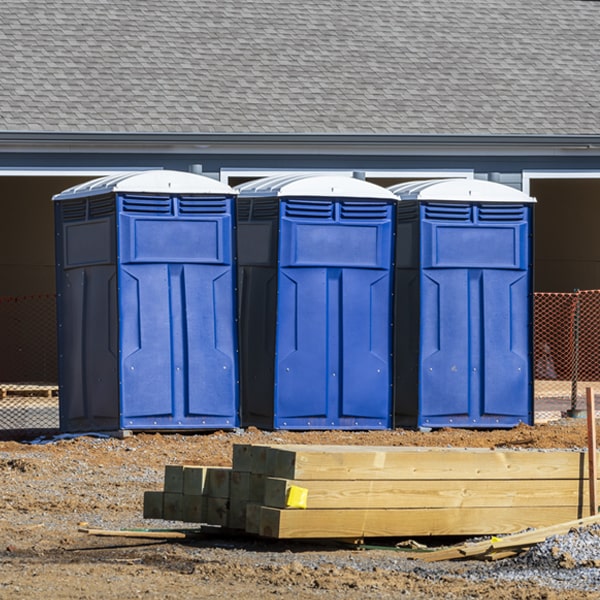 are there any restrictions on what items can be disposed of in the portable toilets in Buffalo